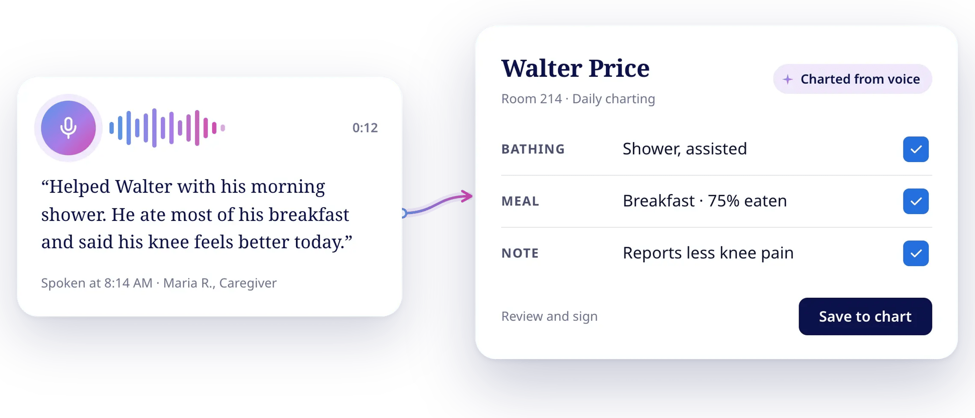 ECP AI Voice Charting