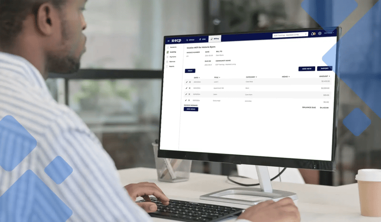 Implement Electronic Payments in Assisted Living