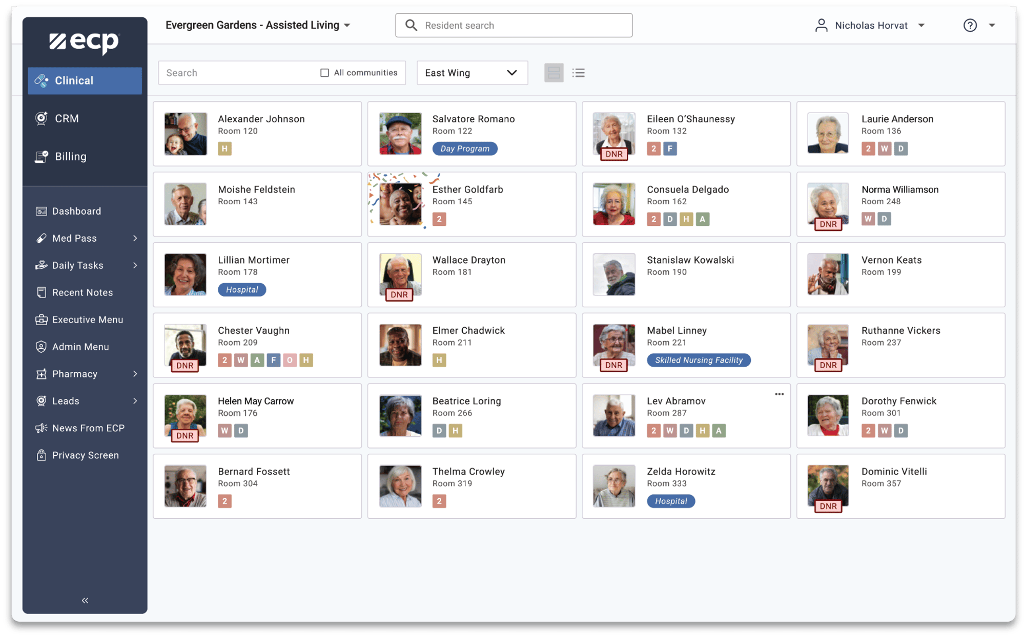 ECP Dashboard