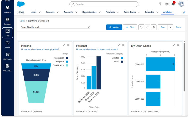 salesforce example