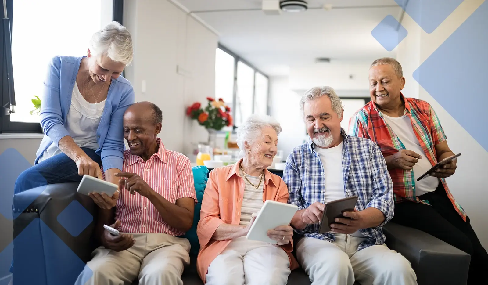 Assisted living community members